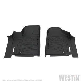 Westin 2012-2017 Dodge/Chrysler/Volkswagen Grand Caravan Wade Sure-Fit Floor Liners Front - Black 72-110090