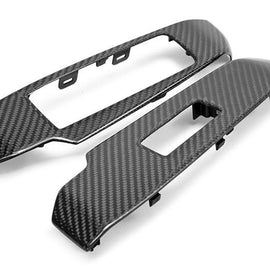 SEIBON - OEM STYLE CARBON FIBER WINDOW CONTROL COVER - 2014-2015 LEXUS IS250/350