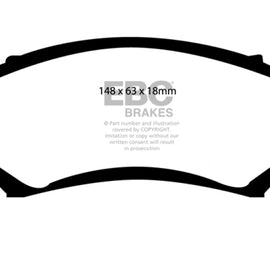 EBC 97-03 Buick Century 3.1 Greenstuff Front Brake Pads DP21100