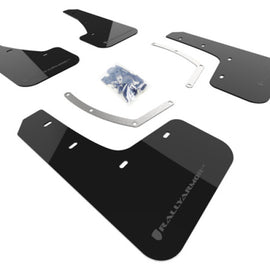 Rally Armor 18-25 Subaru Ascent Black UR Mud Flap w/Grey Logo MF49-UR-BLK/GRY