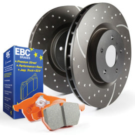 EBC Brakes S8KR1010 S8 Kits Orangestuff and GD Rotors S8KR1010