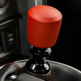Raceseng Ashiko Big Bore Shift Knob (No Engraving) Hyundai Veloster Adapter - Red Texture 08312RTE-0801X-0811011