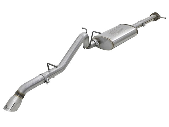 aFe MACH Force-Xp Hi-Tuck 3in. 409 SS C/B Exhaust 15-18 GM Colorado L4-2.5L/V6-3.6L - Polished Tip 49-44099-P