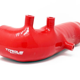 Torque Solution 2.4" Turbo Inlet Hose Red for Subaru WRX 02-07 STI 04-18 TS-SU-463RD