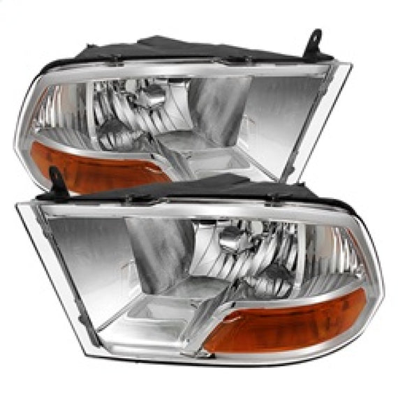 xTune Dodge Ram 1500 09-12 ( Non Quad Headlights ) Crystal Headlights Chrome HD-JH-DR09-AM-C 9022937