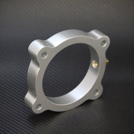 Torque Solution Throttle Body Spacer (Silver) for Hyundai Genesis V6 3.8L 2013+ TS-TBS-021