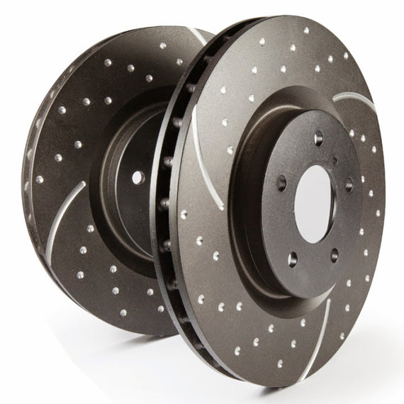 Disc Brake Rotor-Abarth, Turbo Front EBC Brake GD414 fits 12-13 Fiat 500 GD414