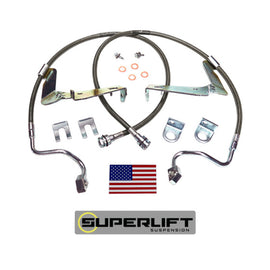 Superlift 08-10 Ford F-250/F-350 w/ 6-10in Lift Kit (Pair) Bullet Proof Brake Hoses 91560