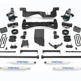 Fabtech 01-10 GM C/K2500HD 6in Perf Sys w/Perf Shks K1014