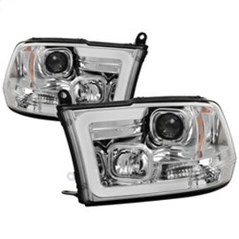 Spyder 09-16 Dodge Ram 1500 V2 Projector Headlights - Halogen - DRL - Chrome (PRO-YD-DR09V2-LBDRL-C) 5084828