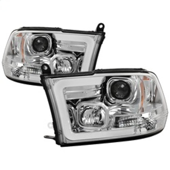 Spyder 09-16 Dodge Ram 1500 V2 Projector Headlights - Halogen - DRL - Chrome (PRO-YD-DR09V2-LBDRL-C) 5084828