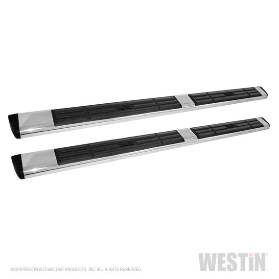 Westin Premier 6 in Oval Side Bar - Stainless Steel 85 in - Stainless Steel 22-6030