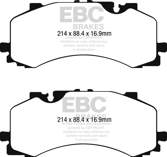 EBC Brake DP42279R Disc Brake Pad Set, Front DP42279R