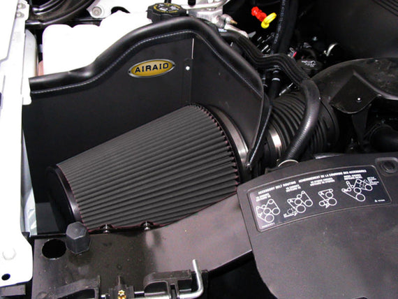 Airaid 99-06 Chevy Silverado 4.8/5.3/6.0L (w/Low Hood) CAD Intake System w/o Tube (Dry /Black Media) 202-112-1