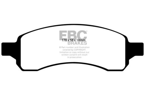 EBC 06-09 Chevrolet Trailblazer Bluestuff Front Brake Pads DP51761NDX