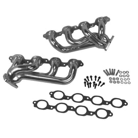 BBK 14-18 GM Truck 5.3/6.2 1 3/4in Shorty Tuned Length Headers - Titanium Ceramic 4047