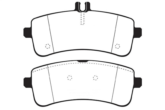 EBC for 2015+ Mercedes-Benz C63 AMG (W205) Yellowstuff Rear Brake Pads - ebcDP42 DP42350R