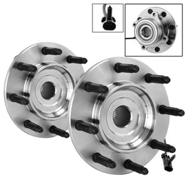 xTune Wheel Bearing and Hub 4WD Chevy Silverado 2500HD 99-04 - Front Left and Right BH-515058-58 9939068