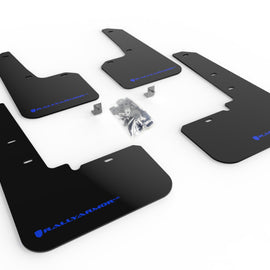 Rally Armor 20-25 Subaru Outback Black UR Mud Flap w/Blue Logo MF66-UR-BLK/BL