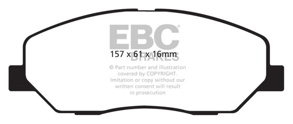 EBC 08-10 Hyundai Genesis 3.8 Redstuff Front Brake Pads DP31821C