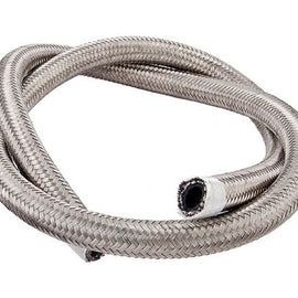 Torque Solution Stainless Steel Braided Rubber Hose -6AN 20ft (0.34in ID) TS-RH-SR6-20