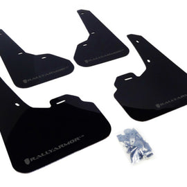 Rally Armor 10-13 Mazda3/Speed3 (Hatch/Sedan) Black UR Mud Flap w/Grey Logo MF17-UR-BLK/GRY