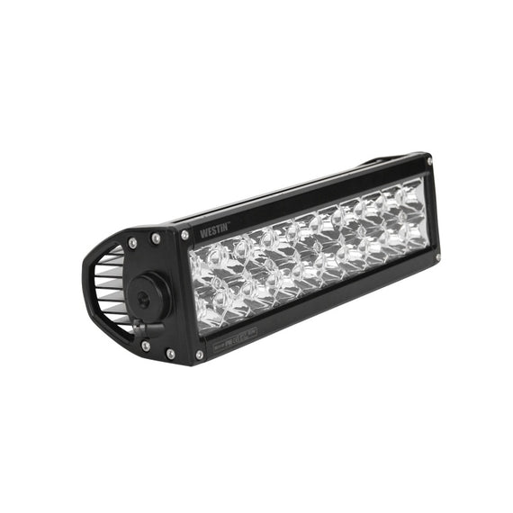 Westin Performance2X LED Light Bar Low Profile Double Row 10 inch Flex w/3W Osram - Black 09-12230-20S