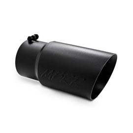 MBRP 12" BLACK DIESEL EXHAUST TIP 5" INLET 6" OUTLET DUAL WALL ANGLED T5074BLK T5074BLK