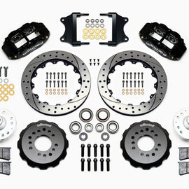 Wilwood Narrow Superlite 6R Front Hub Kit 12.88in Heidts Tri -5 2 inch Drop Spindle 140-12307-D