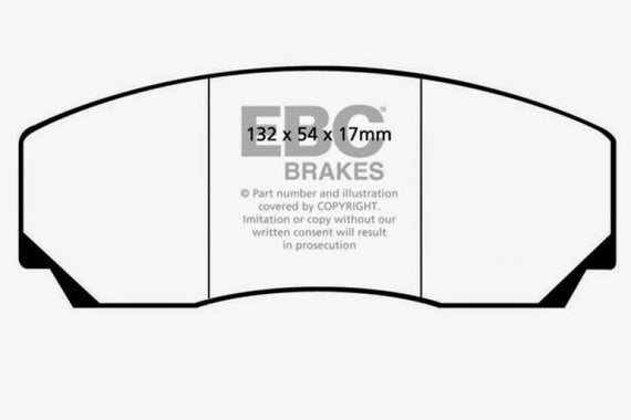 EBC Blue Stuff Front Brake Pads for 90-00 Aston Martin Vantage 5.3L - DP5002NDX DP5002NDX