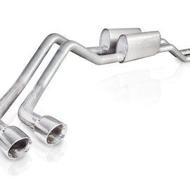 Stainless Works 2004-08 F150 5.4L Exhaust 2-1/2in Chambered Mufflers Behind Passenger Tire Exit 08F150TDRT