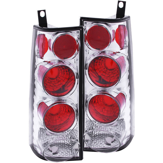 ANZO 1996-2002 GMC Savana Taillights Chrome 211147