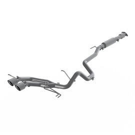 MBRP T304 2.5" Dual Exit Catback Exhaust w/ Tips for 13-18  Veloster Turbo S4703304