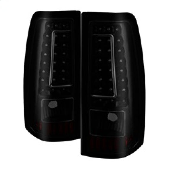 xTune 99-02 Chevy Silverado 1500/2500/3500 V2 LED Tail Lights - Black Smoke (ALT-ON-CS99-G2-LED-BSM) 9038471