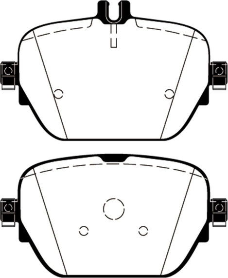 EBC 2019+ Mercedes-Benz CLS53 AMG (C257) 3.0L Turbo Yellowstuff Rear Brake Pads DP42314R