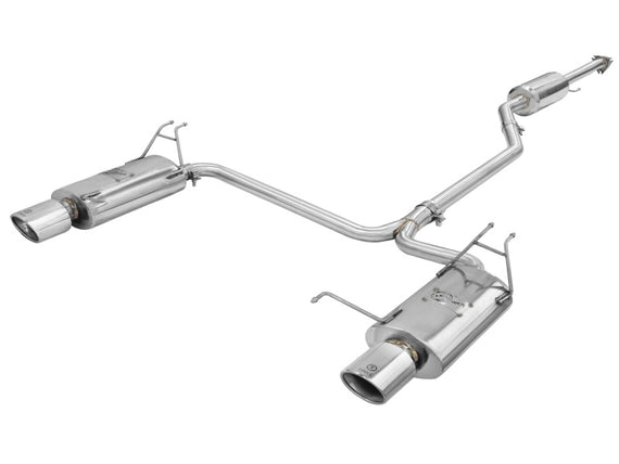aFe Power Cat Back Exhaust System Fits 2008-2012 Honda Accord V6 3.5L Pol Dual 49-36612