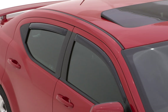 AVS 194065 In-Channel Window VentVisor 4-Piece Smoke 2008-2014 Dodge Avenger 194065