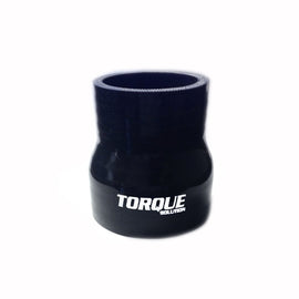 Torque Solution Transition Silicone Coupler: 2 inch to 2.5 inch Black Universal TS-CPLR-T225BK