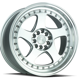 Aodhan AH01 17x9 5x100/114.3 25.0 73.1 Silver w/Machined Face Wheel/Rim AH0117905100114325SMF