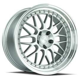 Aodhan AH02 19x9.5 5x114.3 12.0 73.1 Silver w/ Machined Lip Wheel/Rim AH0219955114312SML