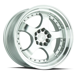 Aodhan AH03 17x9 5x100/114.3 25.0 73.1 Silver w/Machined Face Wheel/Rim AH0317905100114325SMF