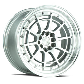 Aodhan AH04 17x9 5x100/114.3 25.0 73.1 Silver w/Machined Face Wheel/Rim AH0417905100114325SML