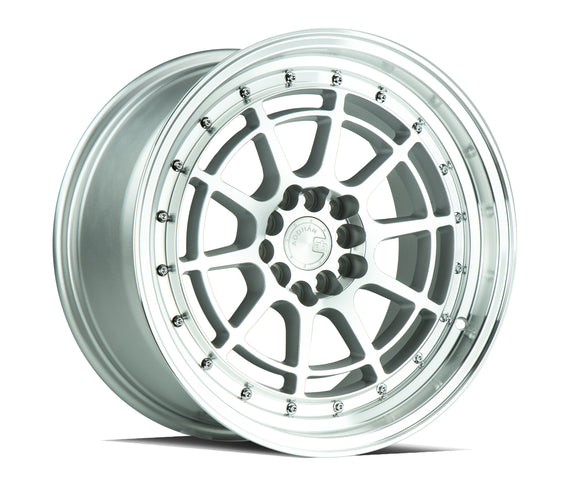 Aodhan AH04 17x9 5x100/114.3 25.0 73.1 Silver w/Machined Face Wheel/Rim AH0417905100114325SML