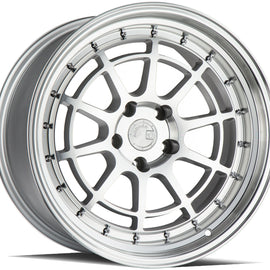 Aodhan AH04 18x10.5 5x114.3 25 73.1 Silver Machined Face And Lip Wheel/Rim AH04181055114325SMF