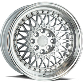 Aodhan AH05 15x8 4x100/114.3 20.0 73.1 Silver w/Machined Face Wheel/Rim AH0515804100114320SMF