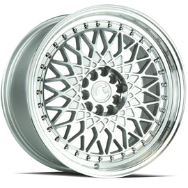 Aodhan AH05 16x8 4x100/114.3 15.0 73.1 Silver w/Machined Face Wheel/Rim AH0516804100114315SMF