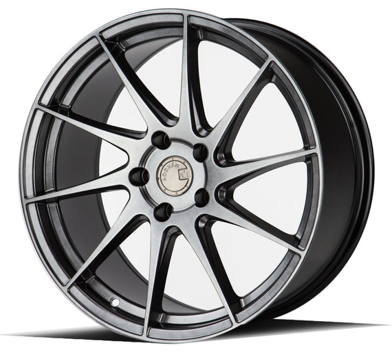 Aodhan AH09 (Passenger Side) 18x8.5 5x108 35.0 73.1 Hyper Black Wheel/Rim AH91885510835HB_P