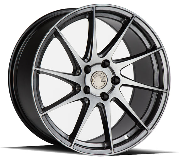 Aodhan AH09 (Driver Side) 18x8.5 5x100 35.0 73.1 Hyper Black Wheel/Rim AH91885510035HB_D