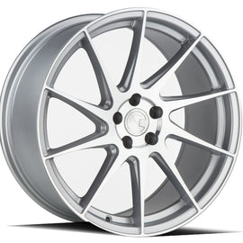 Aodhan AH09 (Driver Side ) 18x8.5 5x112 35.0 73.1 Gloss Silver Machined Face Whe AH91885511235SMF_D