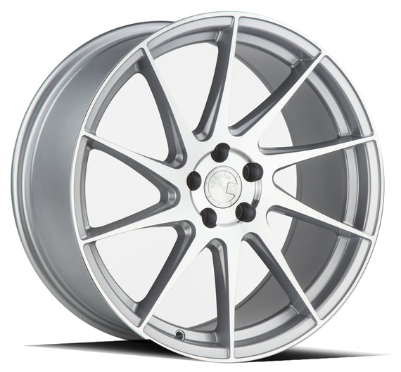 Aodhan AH09 (Driver Side ) 18x8.5 5x112 35.0 73.1 Gloss Silver Machined Face Whe AH91885511235SMF_D